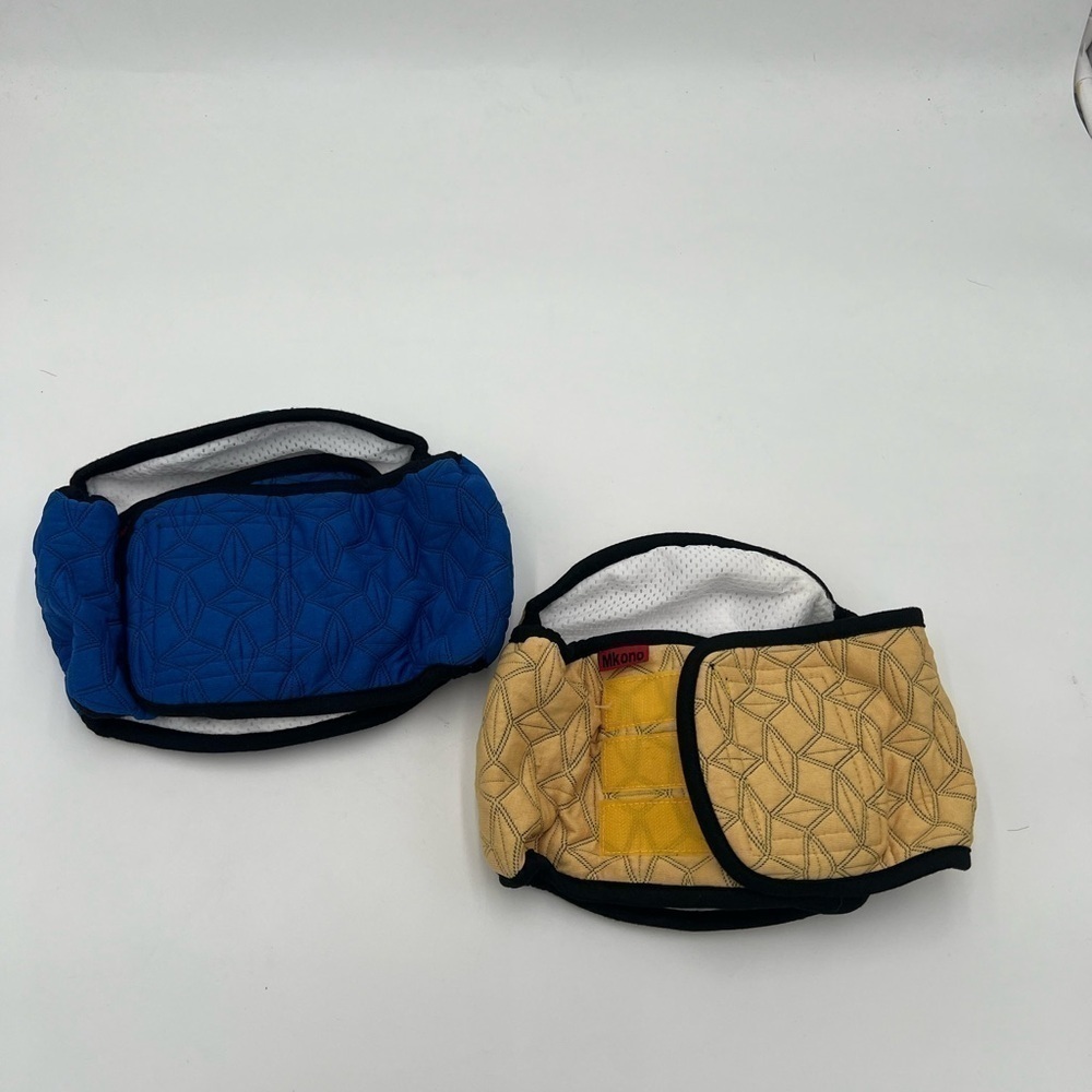 Mkono 2Pcs Male Dog Belly Bands Puppy Boy Pet Diapers Wraps Reusable